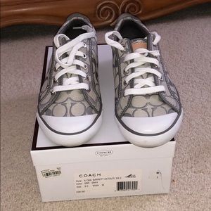 Grey Coach Tennis Shoes